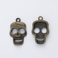 Zinc Alloy Skull Charm Pendant No.461683 for DIY Necklace Bracelet Jewelry Making view 4