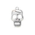 Zinc Alloy Skull Charm Pendant No.461683 for DIY Necklace Bracelet Jewelry Making view 2