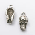 Zinc Alloy Skull Charm Pendant No.125366 for DIY Necklace Bracelet Jewelry Making view 2