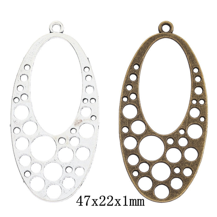Zinc Alloy Charm Pendant No.713083 for DIY Necklace Bracelet Jewelry Making