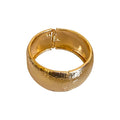 Irregular Smooth Metal Bangle European American Minimalist Statement Cuff Bracelet view 5