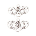 Antique Silver Zinc Alloy Jewelry Findings Accessories for DIY Jewelry Making – Silver view 3