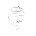 Copper Twisted Rope Knot Geometric Sweater Necklace Minimalist Fashion Collarbone Chain view 5