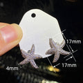 Starfish Stud Earrings For Women European Ocean Style Minimalist Cute Star Ear Jewelry view 4