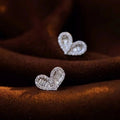 Simple Small Heart Stud Earrings For Women Versatile Fashion Heart Shape Ear Jewelry Accessories view 2