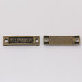 Zinc Alloy Silence Charm Pendant for DIY Necklace Bracelet Jewelry Making view 2