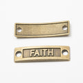 Zinc Alloy Faith Charm Pendant for DIY Necklace Bracelet Jewelry Making view 2