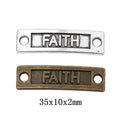 Zinc Alloy Faith Charm Pendant for DIY Necklace Bracelet Jewelry Making view 1
