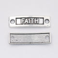 Zinc Alloy Faith Charm Pendant for DIY Necklace Bracelet Jewelry Making view 3