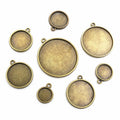 30mm Gold Zinc Alloy Charm Pendant No.646121 for DIY Necklace Bracelet Jewelry Making view 2