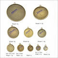 30mm Gold Zinc Alloy Charm Pendant No.646121 for DIY Necklace Bracelet Jewelry Making view 4
