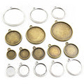 30mm Gold Zinc Alloy Charm Pendant No.646121 for DIY Necklace Bracelet Jewelry Making view 1