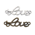 Zinc Alloy Love Charm Pendant No.963603 for DIY Necklace Bracelet Jewelry Making view 4