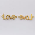 Zinc Alloy Love Charm Pendant for DIY Necklace Bracelet Jewelry Making view 2