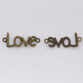 Zinc Alloy Love Charm Pendant for DIY Necklace Bracelet Jewelry Making view 4