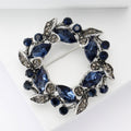 Alloy Rhinestone Wreath Brooch For Women's Dresses And Formal Apparel view 3