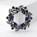 Alloy Rhinestone Wreath Brooch For Women's Dresses And Formal Apparel view 1