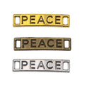 Zinc Alloy Peace Charm Pendant for DIY Necklace Bracelet Jewelry Making view 5