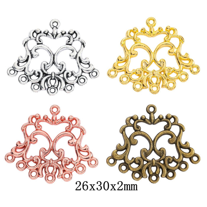 Zinc Alloy Charm Pendant No.012966 for DIY Necklace Bracelet Jewelry Making