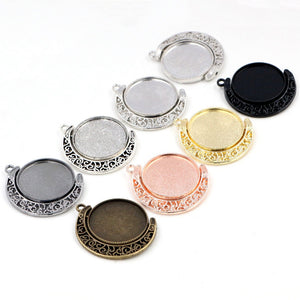 25mm Zinc Alloy Charm Pendant No.438235 for DIY Necklace Bracelet Jewelry Making