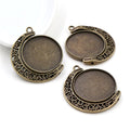 25mm Zinc Alloy Charm Pendant No.438235 for DIY Necklace Bracelet Jewelry Making view 4