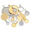 40mm Gold Zinc Alloy Charm Pendant No.049689 for DIY Necklace Bracelet Jewelry Making view 3