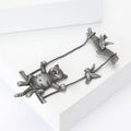 Alloy Vintage Swing Cat Brooch Pin For Dresses And Coats view 3