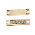 Zinc Alloy LOVE Charm Pendant No.113766 for DIY Necklace Bracelet Jewelry Making view 2