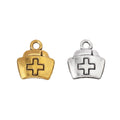 Zinc Alloy Nurse Hat Charm Pendant for DIY Necklace Bracelet Jewelry Making view 4