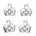 Zinc Alloy Nurse Hat Charm Pendant for DIY Necklace Bracelet Jewelry Making view 5