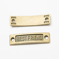 Zinc Alloy Best Friend Charm Pendant for DIY Necklace Bracelet Jewelry Making view 2