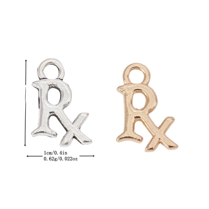 Zinc Alloy Letter Charm Pendant No.525062 for DIY Necklace Bracelet Jewelry Making