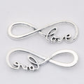 Zinc Alloy LOVE Charm Pendant No.240510 for DIY Necklace Bracelet Jewelry Making view 3