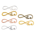 Zinc Alloy LOVE Charm Pendant No.240510 for DIY Necklace Bracelet Jewelry Making view 5