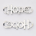 Zinc Alloy Hope Charm Pendant for DIY Necklace Bracelet Jewelry Making view 3