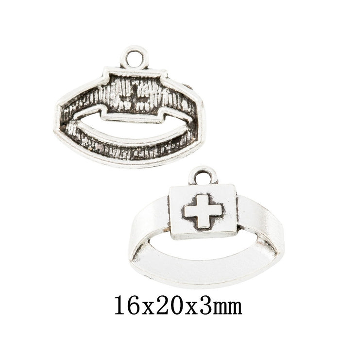 Antique Silver Zinc Alloy Medical Supplies Charm Pendant No.211203 for DIY Necklace Bracelet Jewelry Making