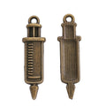 Zinc Alloy Syringe Charm Pendant for DIY Necklace Bracelet Jewelry Making view 3