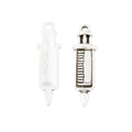 Zinc Alloy Syringe Charm Pendant for DIY Necklace Bracelet Jewelry Making view 2