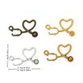 Zinc Alloy Stethoscope Charm Pendant No.682952 for DIY Necklace Bracelet Jewelry Making view 1