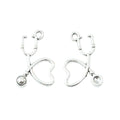Zinc Alloy Stethoscope Charm Pendant No.682952 for DIY Necklace Bracelet Jewelry Making view 2