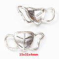 Antique Silver Zinc Alloy Face Mask Charm Pendant for DIY Necklace Bracelet Jewelry Making view 1