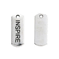 Antique Silver Zinc Alloy Inspire Charm Pendant for DIY Necklace Bracelet Jewelry Making view 2