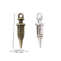 Vintage Zinc Alloy Syringe Medical Supplies Pendant Charm For DIY Jewelry Accessories view 1