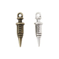Vintage Zinc Alloy Syringe Medical Supplies Pendant Charm For DIY Jewelry Accessories view 4