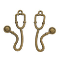 Zinc Alloy Stethoscope Charm Pendant No.802060 for DIY Necklace Bracelet Jewelry Making view 3