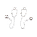 Zinc Alloy Stethoscope Charm Pendant No.802060 for DIY Necklace Bracelet Jewelry Making view 2