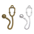 Zinc Alloy Stethoscope Charm Pendant No.802060 for DIY Necklace Bracelet Jewelry Making view 4
