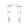 Zinc Alloy Medical Cross Charm Pendant for DIY Necklace Bracelet Jewelry Making view 2