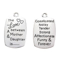 Zinc Alloy Word Plaque Charm Pendant No.775254 for DIY Necklace Bracelet Jewelry Making view 3