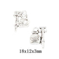 Antique Silver Zinc Alloy Medical Supplies Charm Pendant No.157621 for DIY Necklace Bracelet Jewelry Making view 1